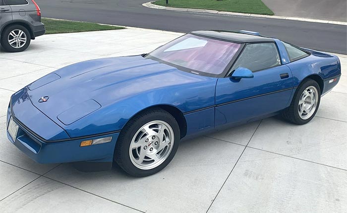 Corvettes for Sale: 1,000-Mile 1990 Corvette ZR-1 in Rare Quasar Blue