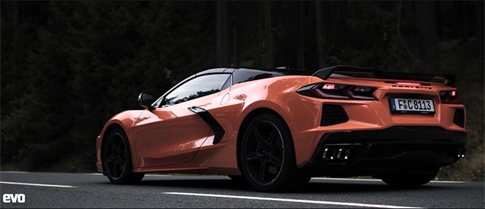 [VIDEO] EVO Reviews the C8 Corvette Convertible - Get Ready to Like Amplify Orange!