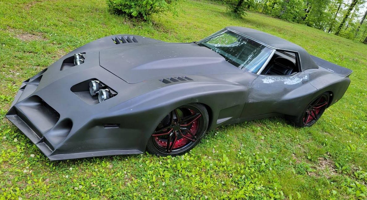 Corvettes for Sale: Spooktacular 1971 Corvette Widebody on Craigslist