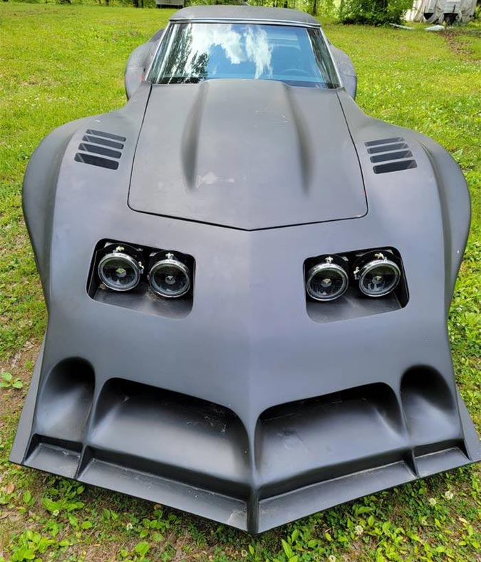 Corvettes for Sale: Spooktacular 1971 Corvette Widebody on Craigslist