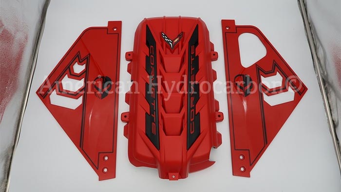 C8 Corvette Custom Three Piece Engine Cover Set