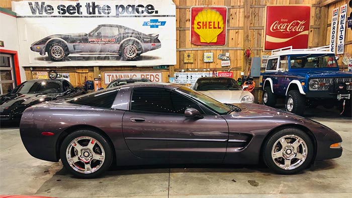 Corvettes for Sale: Rare 1998 Corvette In Medium Purple Pearl Metallic