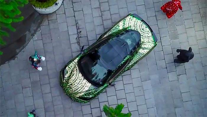 [VIDEO] That's One Way to Paint a New C8 Corvette