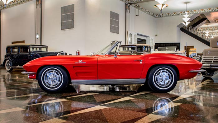 Win a Red Fuel Injected 1963 Corvette Sting Ray Convertible!