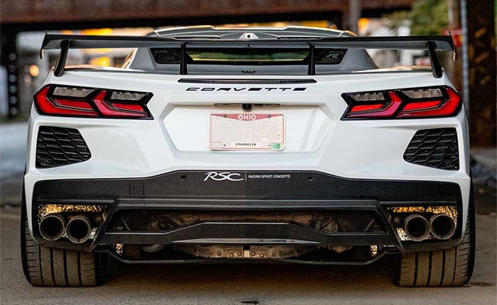Racing Sport Concepts Carbon Fiber Rear Diffuser for the C8 Corvette