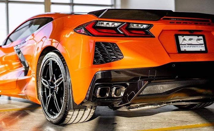 ACS Composite Offers Rock Guards and 5VM Side Rockers for C8 Corvette and Their C7 Z06 Front Splitter Fits All C7 Models
