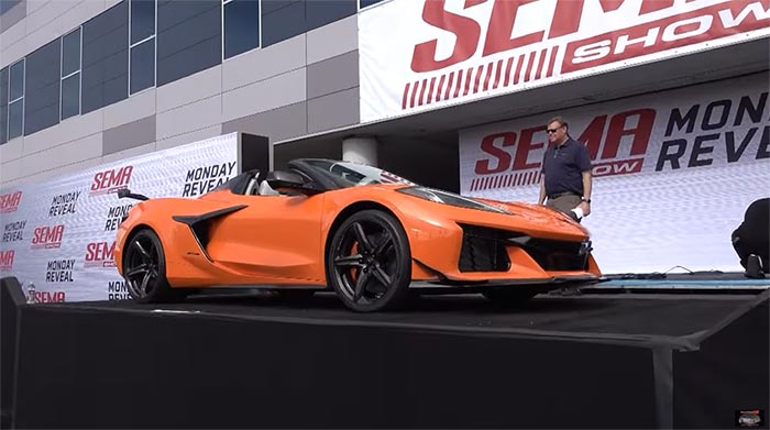 [VIDEO] The 2023 Corvette Z06s Caught on Video During SEMA Load-In