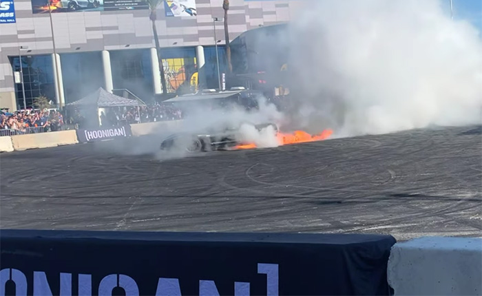 [VIDEO] Hoonigan's C5 Z06 Catches Fire at SEMA