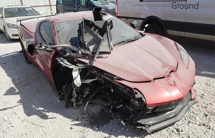 Crashed 2021 Corvette at Copart Should be Offered at 'Half-Off' Price