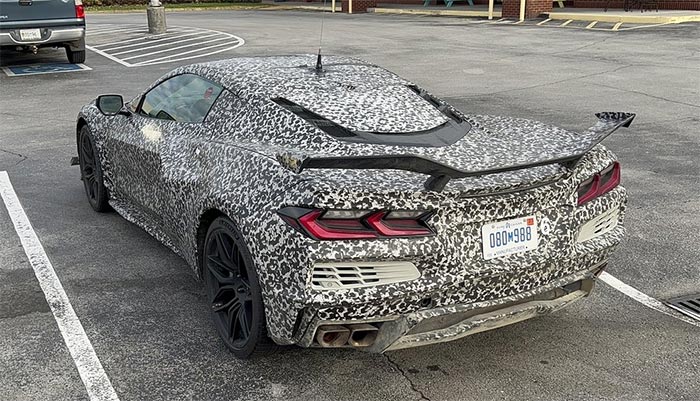 [SPIED] C8 Corvette Z06 Mule with Z07 Package Spotted Near the Tail of the Dragon