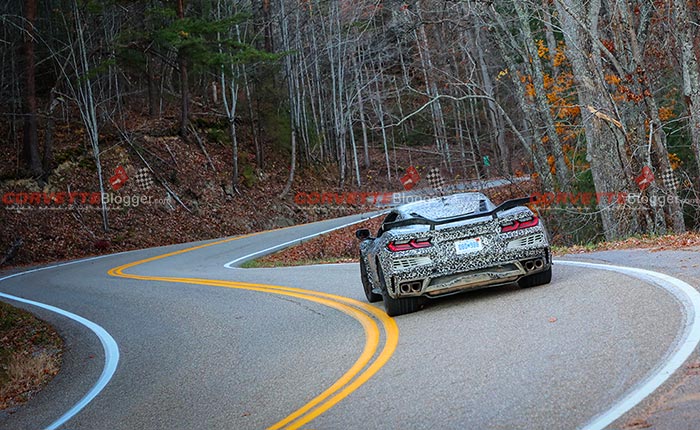 [SPIED] 2023 Corvette Z06 Hits the Tail of the Dragon with a Few Friends