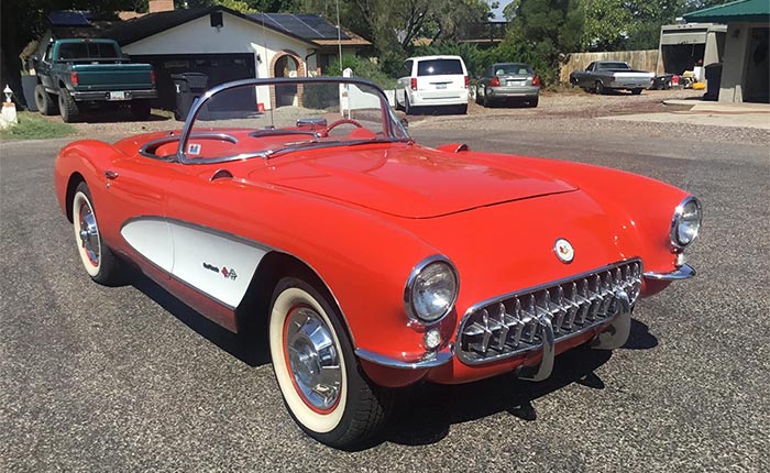 Corvettes for Sale: 383-Powered 1957 Corvette Offered on Bring a Trailer
