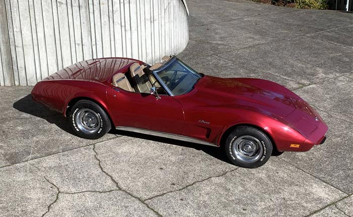 Corvettes for Sale: 1975 Convertible Priced Right for First Time Buyer