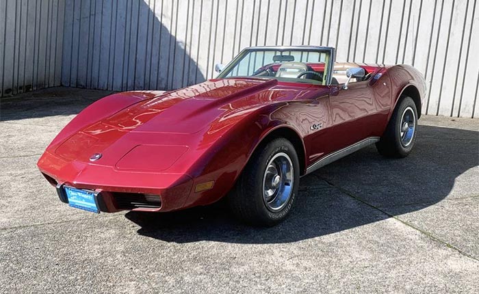 Corvettes for Sale: 1975 Convertible Priced Right for First Time Buyer