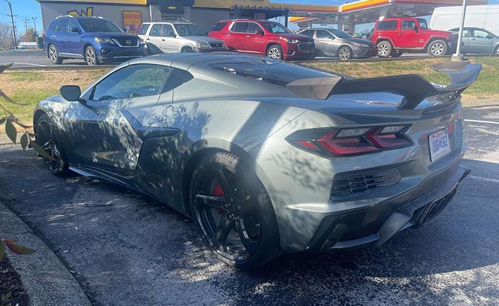 [SPIED] 2023 Corvette Z06 with Z07 Hits Up a Wendy's for Lunch
