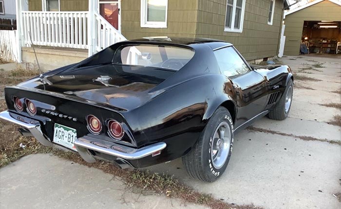 Corvettes for Sale: Black 1969 Corvette Stingray in Colorado