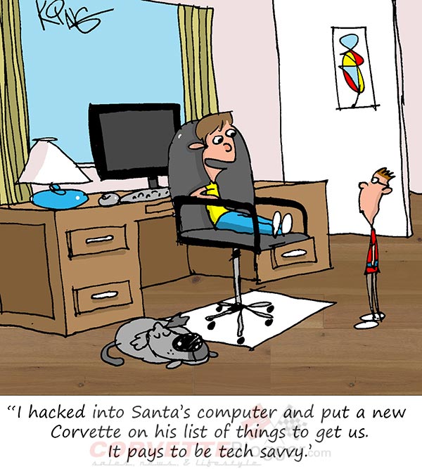 Saturday Morning Corvette Comic: How to Score a Corvette for Christmas