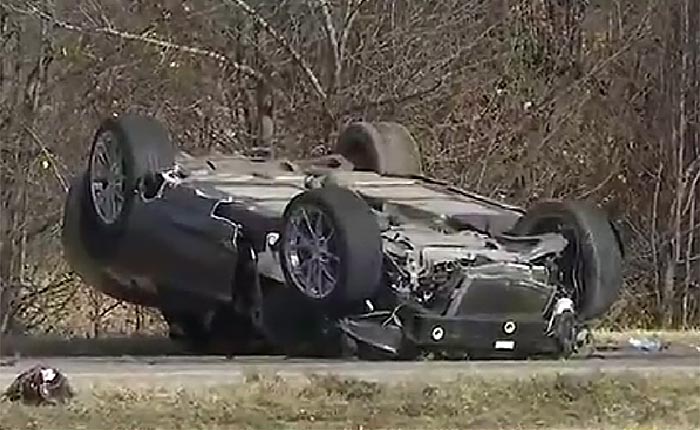 [ACCIDENT] Police Chase of a Corvette Driver Wanted for Homicide Ends in a Crash