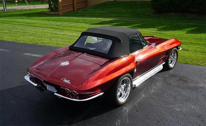 Corvettes for Sale: Tastefully Modified 1964 Corvette Convertible on Bring a Trailer