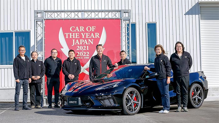 2022 Corvette Stingray Named Japan's Performance Car of the Year