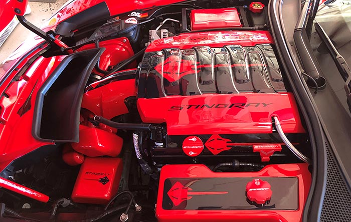 Upgrade Your C7 Corvette's Appearance With These Custom Engine Bay Kits From American Hydrocarbon