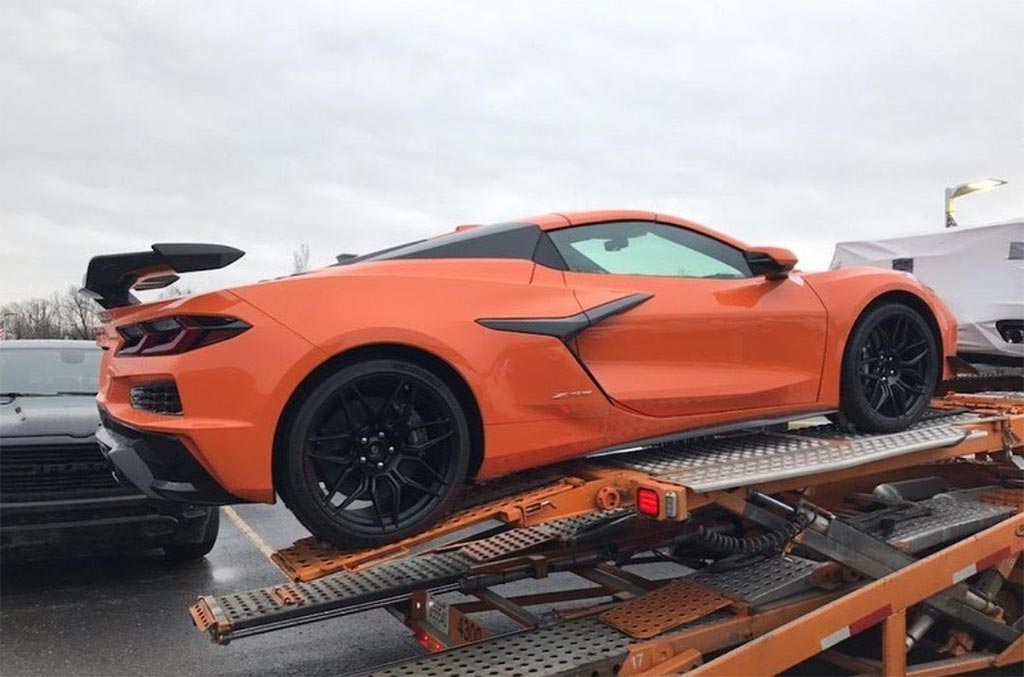 Amplify Orange 2023 Corvette Z06