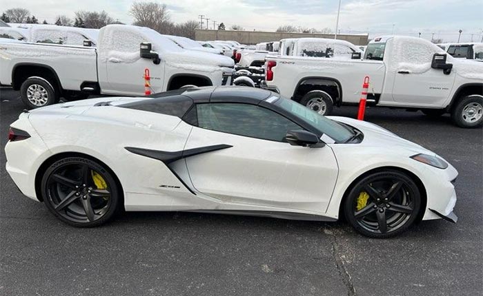 [SPIED] Truckload of 2023 Corvette Z06s On the Way to the GM Proving Ground