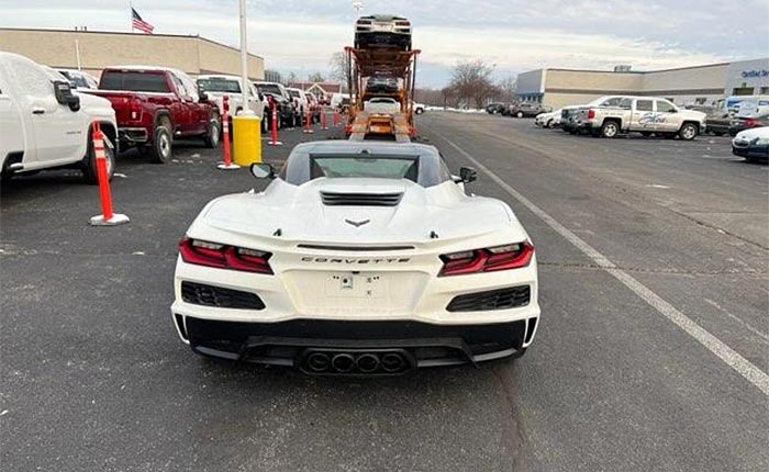 [SPIED] Truckload of 2023 Corvette Z06s On the Way to the GM Proving Ground