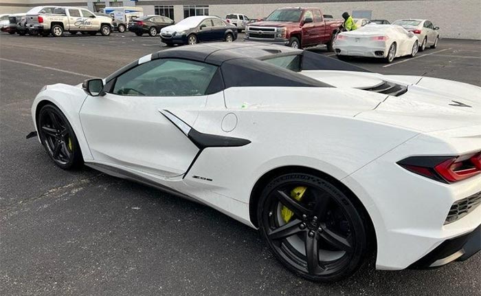 [SPIED] Truckload of 2023 Corvette Z06s On the Way to the GM Proving Ground