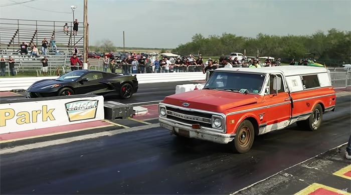 [VIDEO] Farmtruck Races a 2020 C8 Corvette