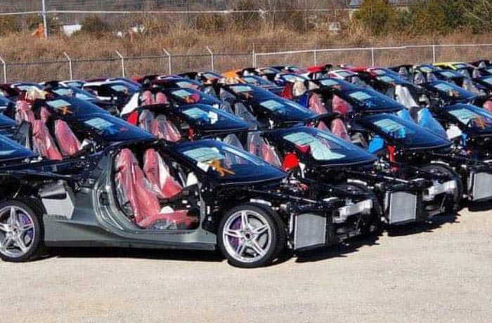[PICS] Tornado-Damaged C8 Corvettes Ready for the Crusher