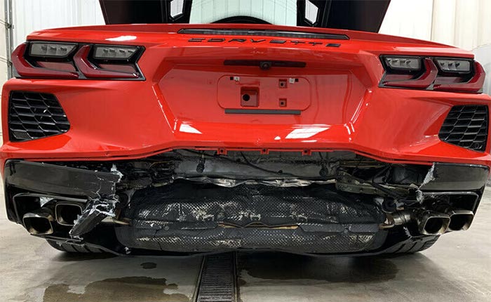 Corvette for Sale: 2021 Corvette Stingray 1LT with Salvage Title Offered for $76,900