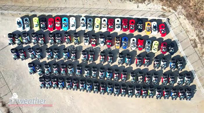 [VIDEO] New Drone Video Shows Tornado-Damaged Corvettes Waiting for the Crusher