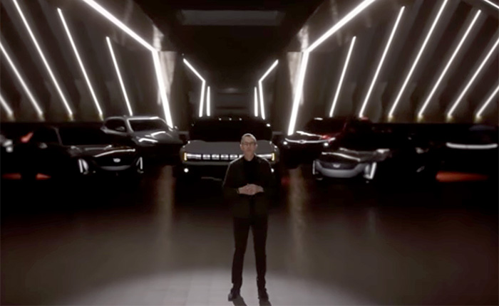 [VIDEO] An Electric SUV Concept with Corvette-ish Headlights is Shown During GM's CES Presentation