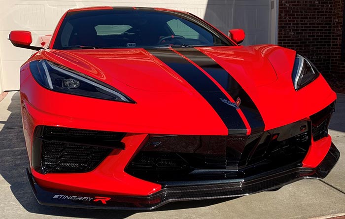 American Hydrocarbon Offers 5VM/5W8 OEM-Style Front Splitters For Your C8 Corvette