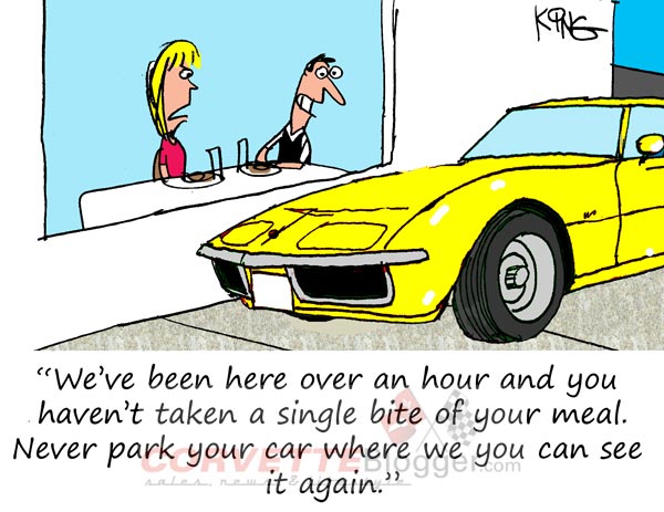 Saturday Morning Corvette Comic: Distractions