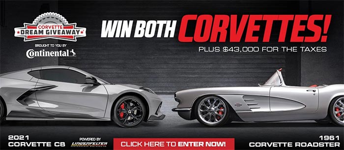 Win a '61 Restomod and 2021 Corvette Coupe in the Corvette Dream Giveaway