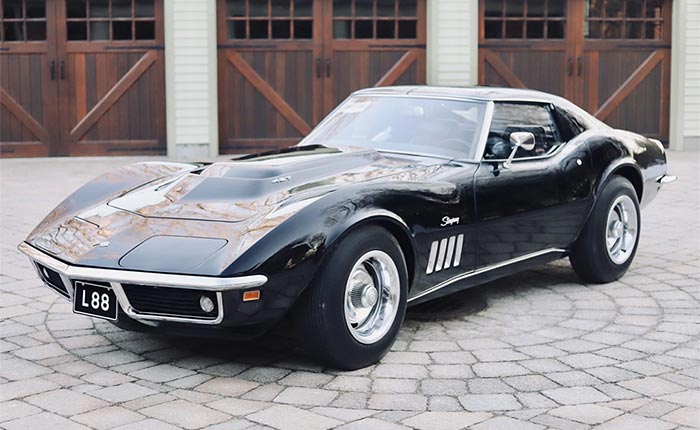 [VIDEO] Corvettes for Sale: No Reserve Black/Black 1969 L88 Coupe