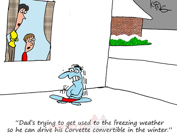 Saturday Morning Corvette Comic: Off-Season Training