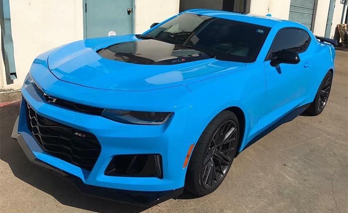 Chevrolet to Offer the C8 Corvette's Exclusive Rapid Blue Exterior on 2022 Camaros