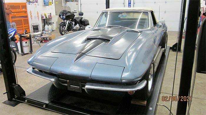 Corvettes on eBay: 1967 Corvette Barn Find Powered by Camaro