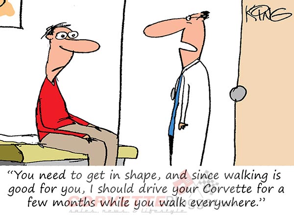 Saturday Morning Corvette Comic: Ignoring the Doctor's Advice