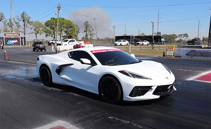 [VIDEO] 2020 Corvette Attempts All-Motor Quarter Mile Record at the Drag Strip
