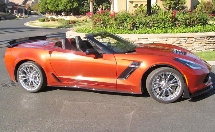 2016 Corvette Z06 in Daytona Sunrise Orange