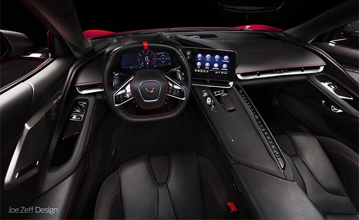 [PIC] C8 Corvette Interior Rendering Removes the Great Wall of Buttons