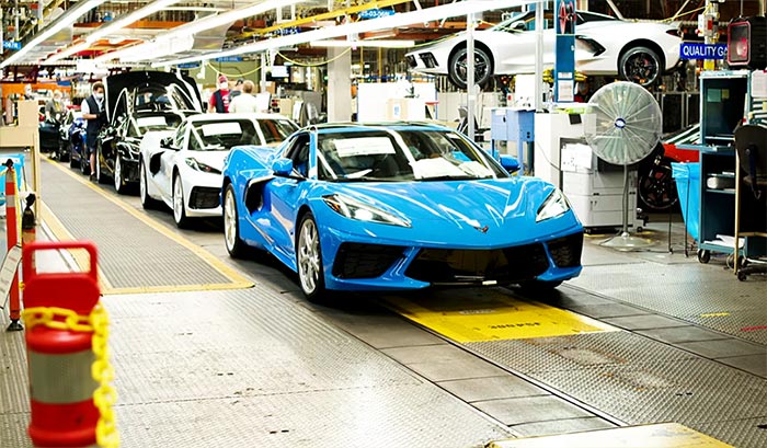 RUMOR: Final Week of 2021 Corvette Production Is Said to Be July 19th