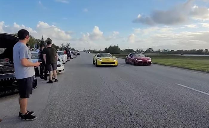 [VIDEO] Modded 2020 Supra Challenges a C7 Corvette Z06 But Can't Seal the Deal