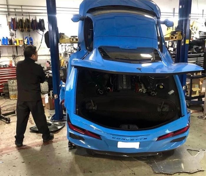 [ACCIDENT] Yet Another C8 Corvette Has Fallen Off A Two-Post Lift