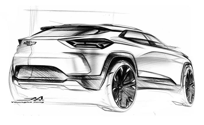 Does This Sketch from GM Design Studio Represent A Future Corvette SUV?