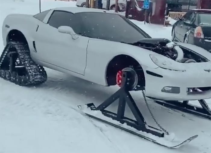 [VIDEO] This 'Ski-6' Corvette is Ready for the Snowpocalypse